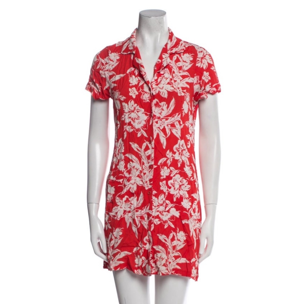 Reformation Floral Print Mini Dress | Size XS